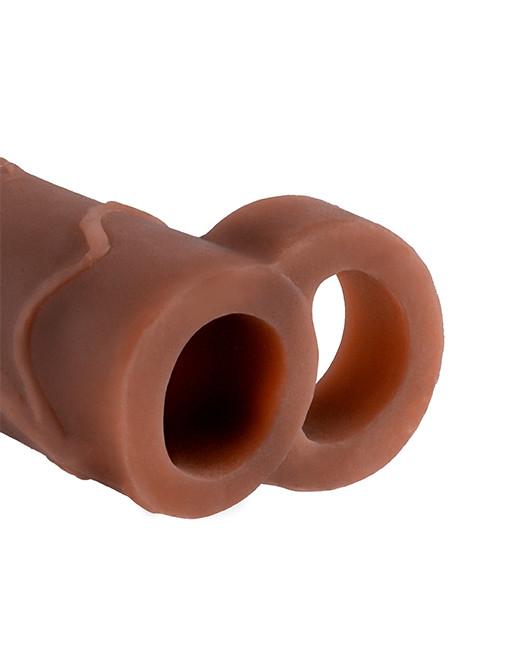 Fantasy X-Tensions Perfect 2 Inch Extender with Ball Strap Brown