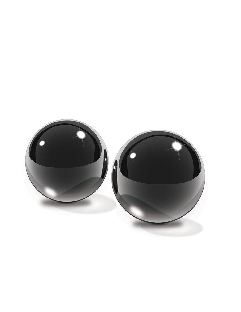 Fetish Fantasy Black Glass Ben-Wa Balls Small - Novelties - Kegel