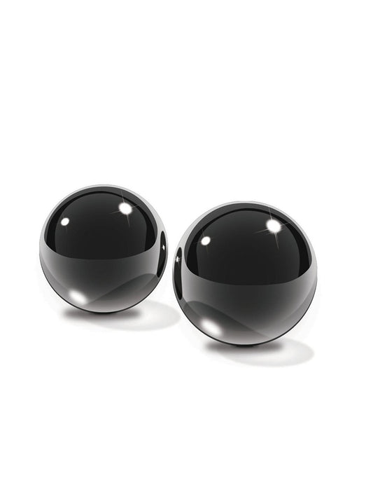 Fetish Fantasy Black Glass Ben-Wa Balls Small - Novelties - Kegel