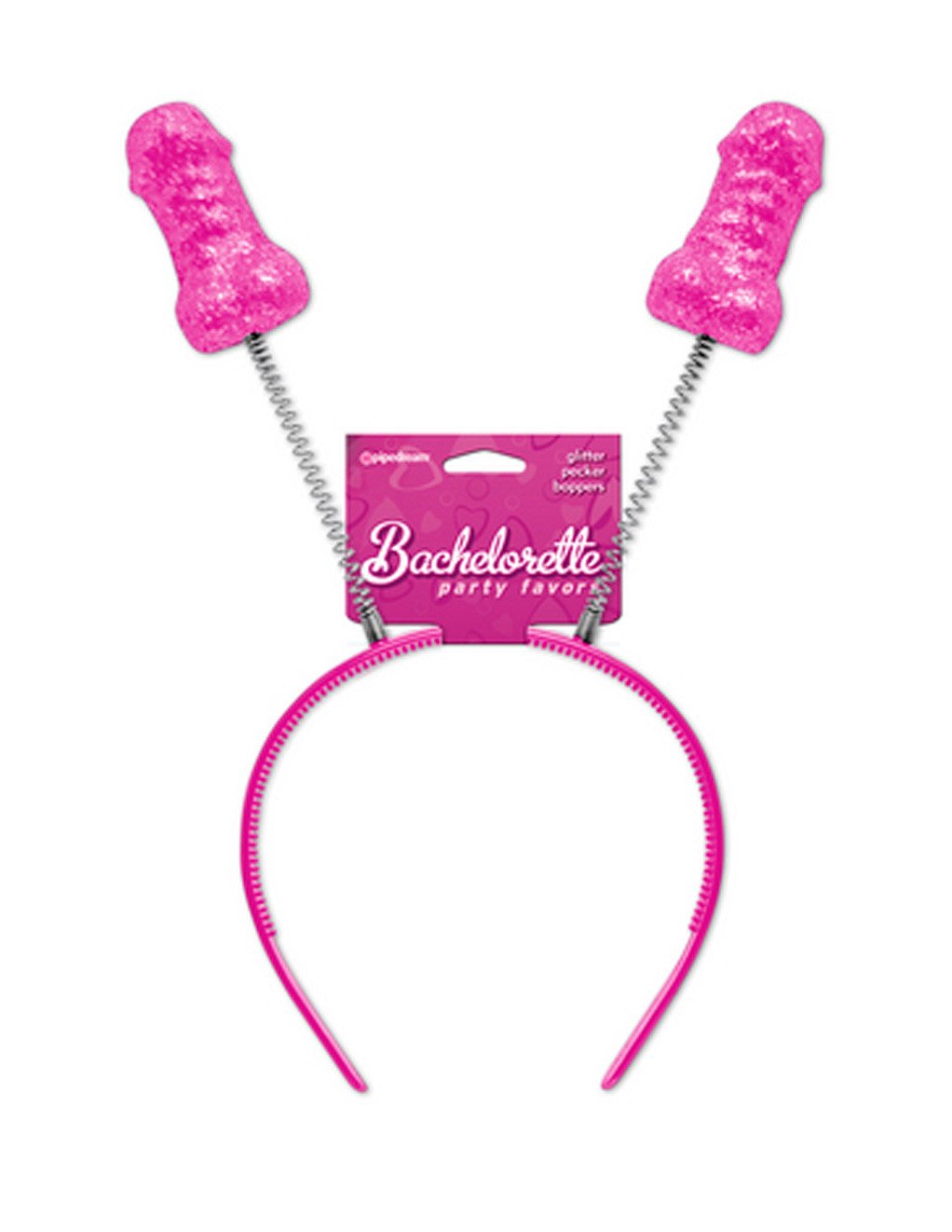 Bachelorette Glitter Pecker Bopper Headband