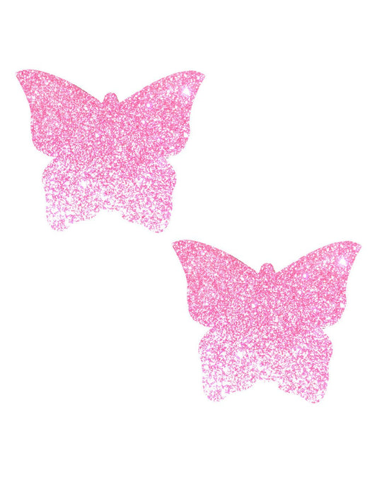 Neva Nude Glitter Butterfly Kisses Pasties - Lingerie - Accessories