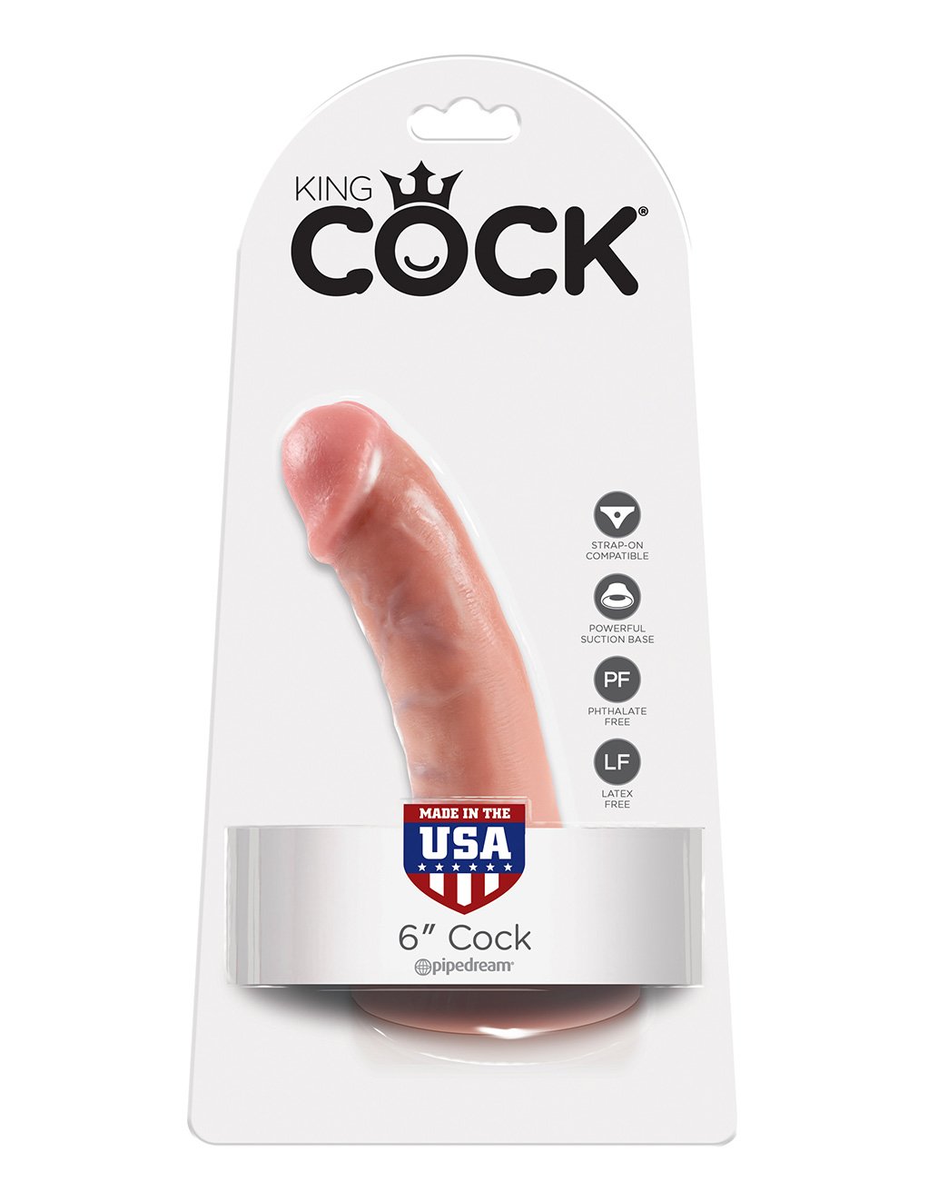 Pipedream King Cock 6 Inch Flesh