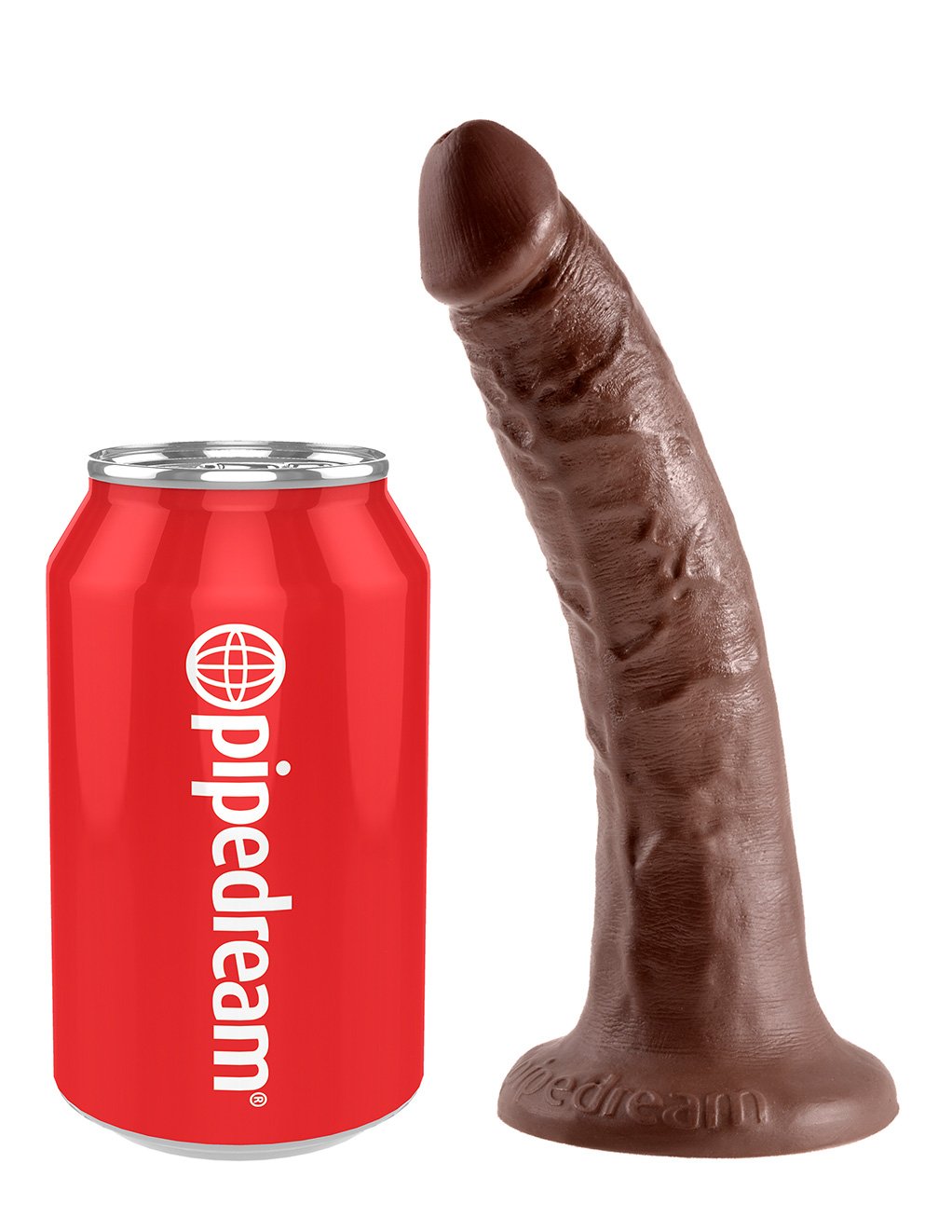 Pipedream King Cock 7 Inch Brown