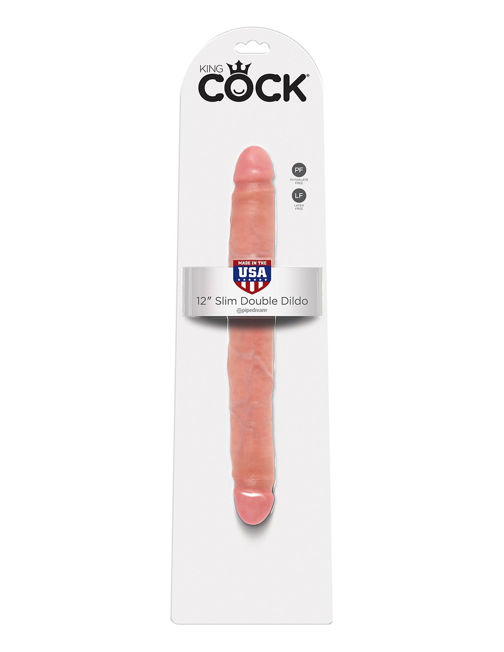 Pipedream King Cock 12 Inch Slim Double Dildo