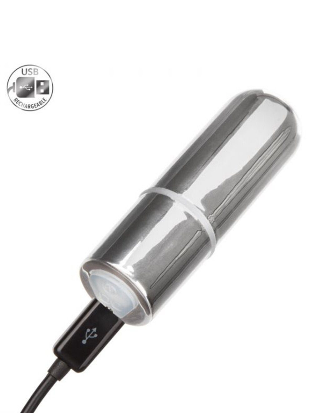 California Exotics Silver Rechargeable Mini Bullet Vibrator