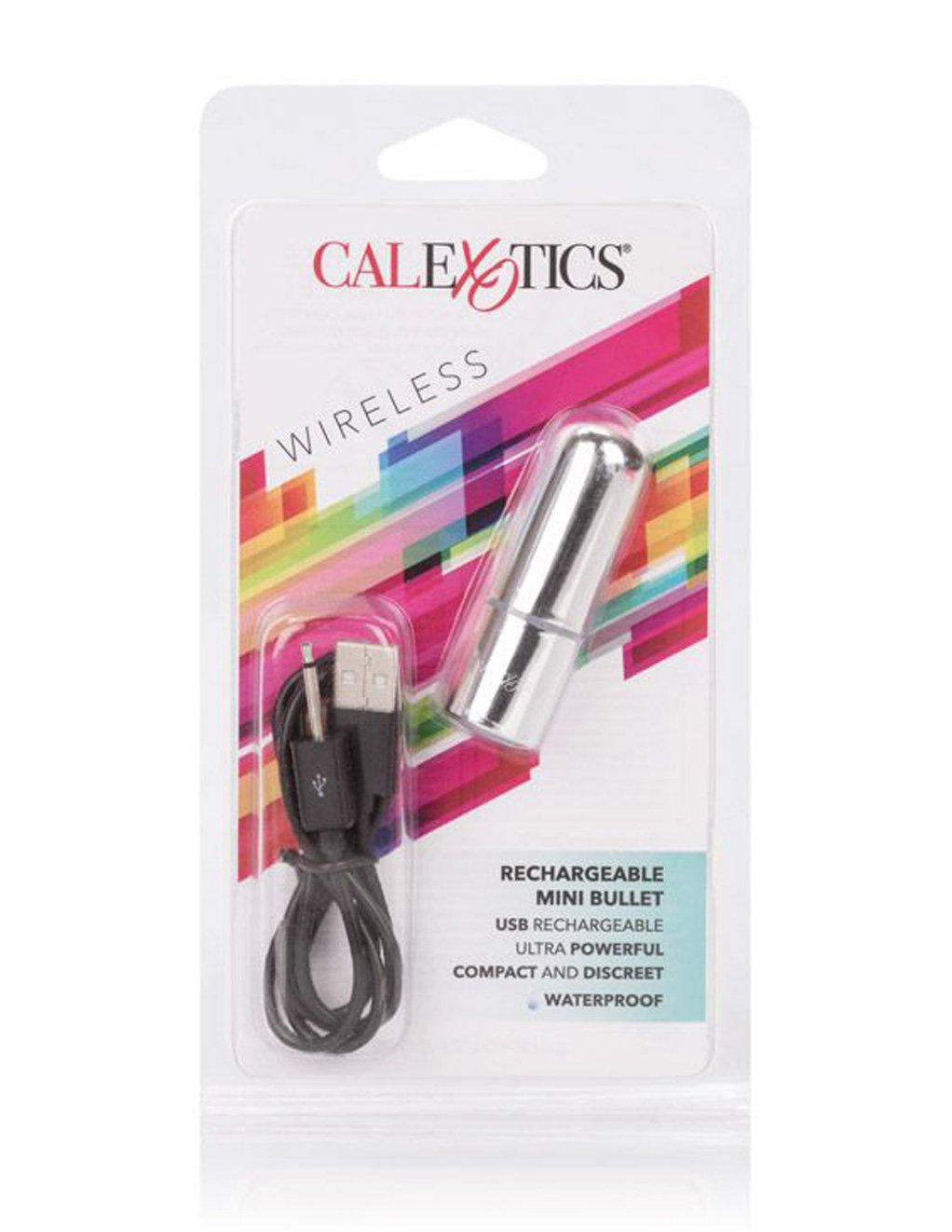 California Exotics Silver Rechargeable Mini Vibrator