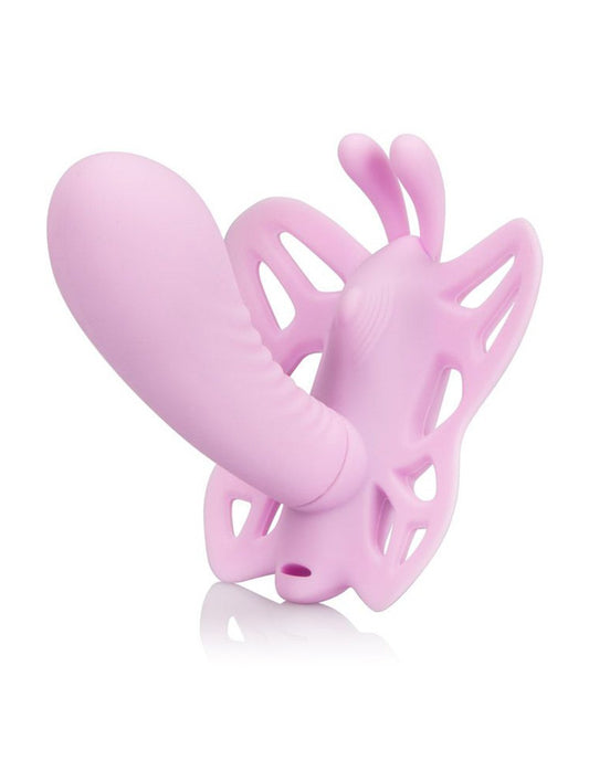 Cal Exotics Pink Remote Control Dual Stimulation Massager