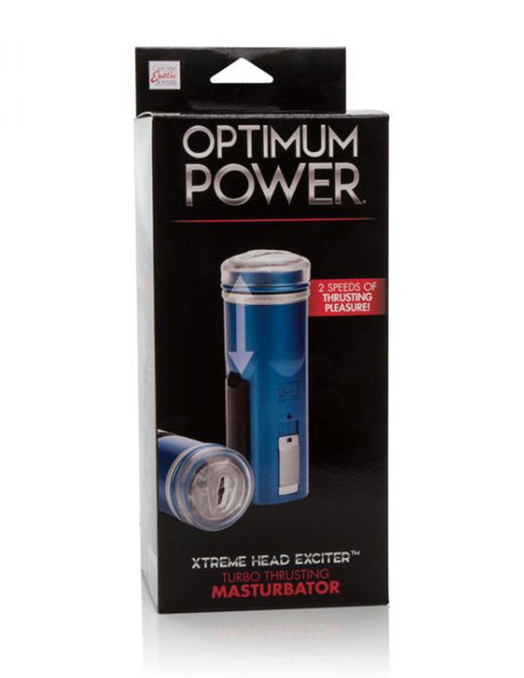 Cal Exotics Optimum Power Xtreme Head Exciter Masturbator packaging