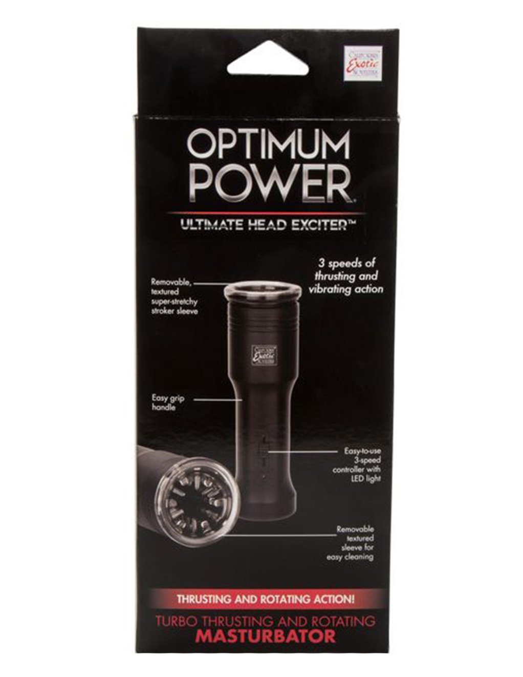 Cal Exotics Optimum Power Ultimate Head Exciter Rotating Masturbator