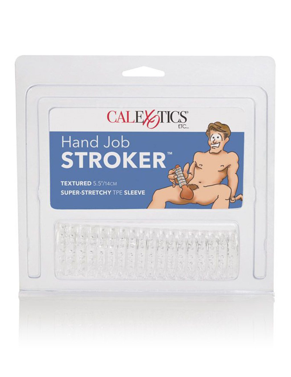 Cal Exotics Clear Hand Job Stroker packaging