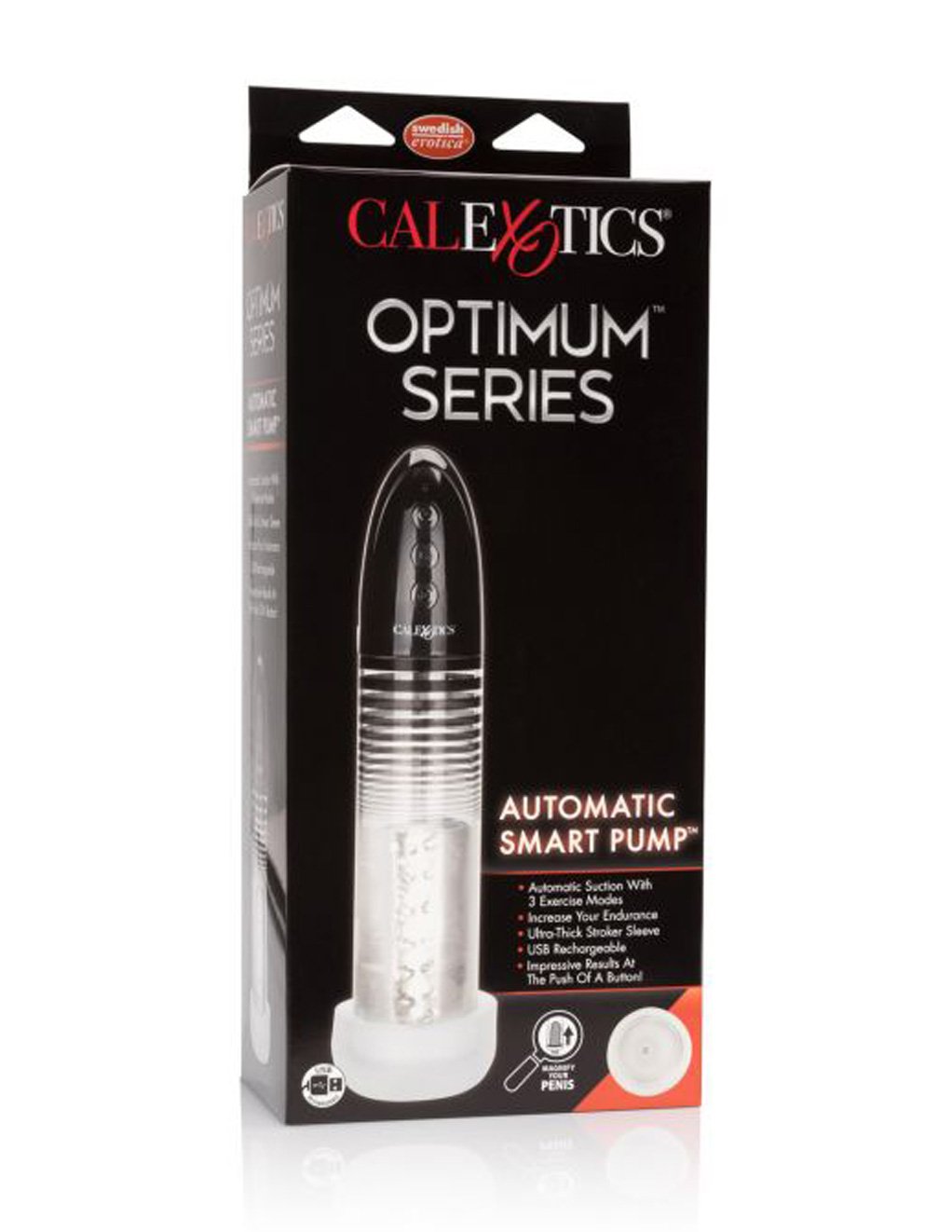 Cal Exotics Black Optimum Series Automatic Smart Pump Sex Toy