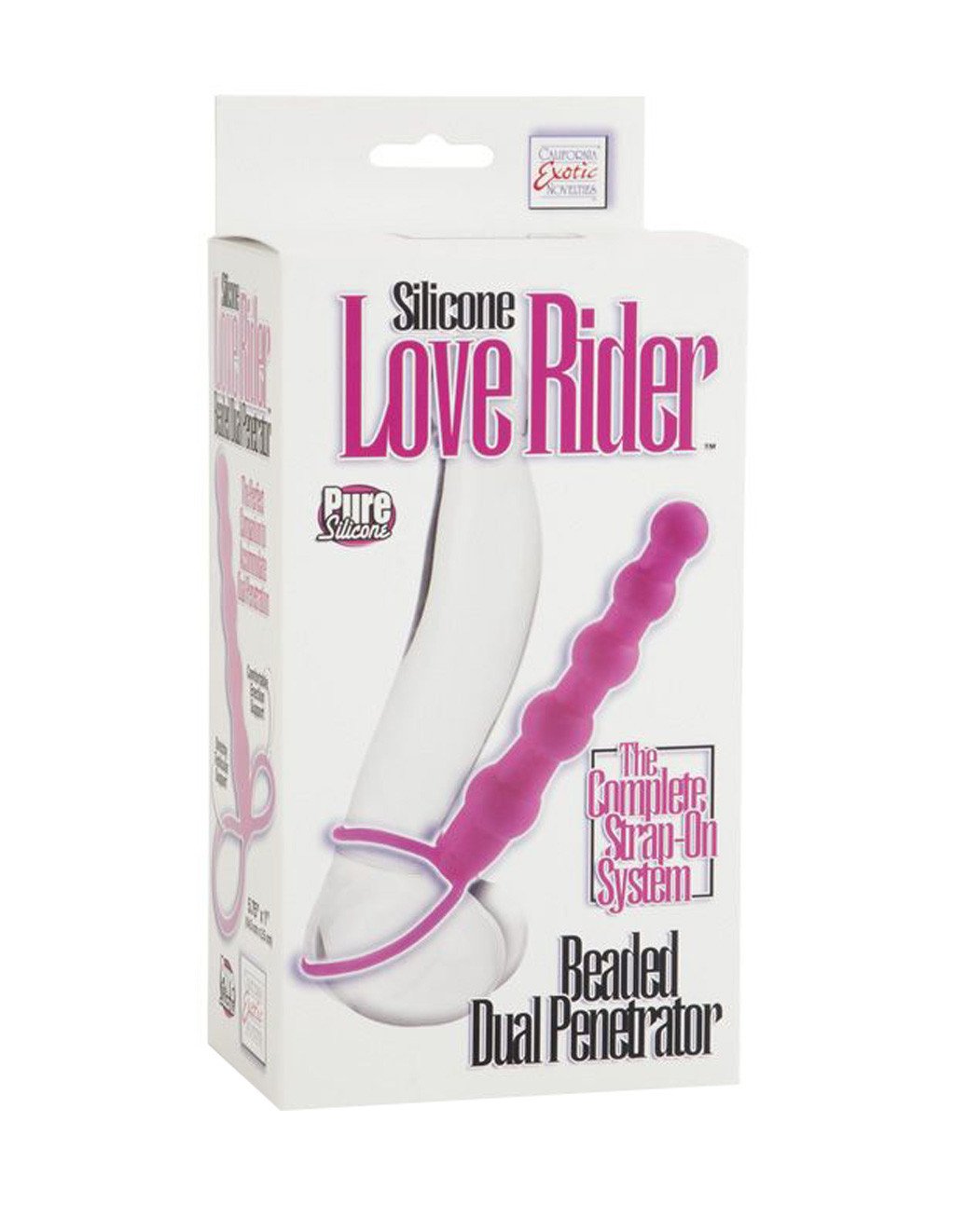 Love Rider Beaded Dual Penetration Dildo Package