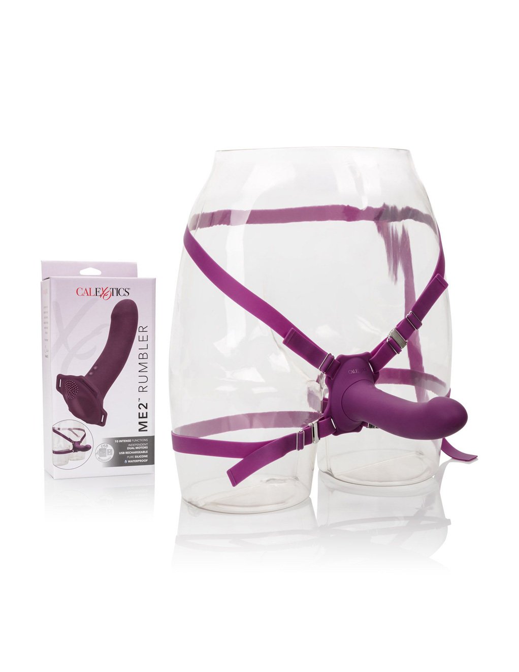 Cal Exotics Me2 Rumbler Harness package with toy
