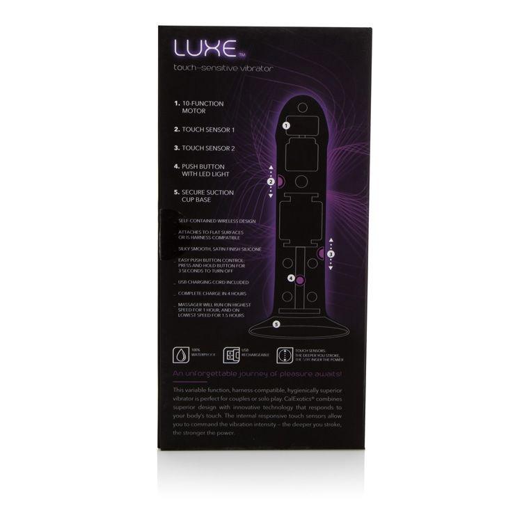 Luxe Touch Sensitive Vibrating Dildo - Novelties - Massager