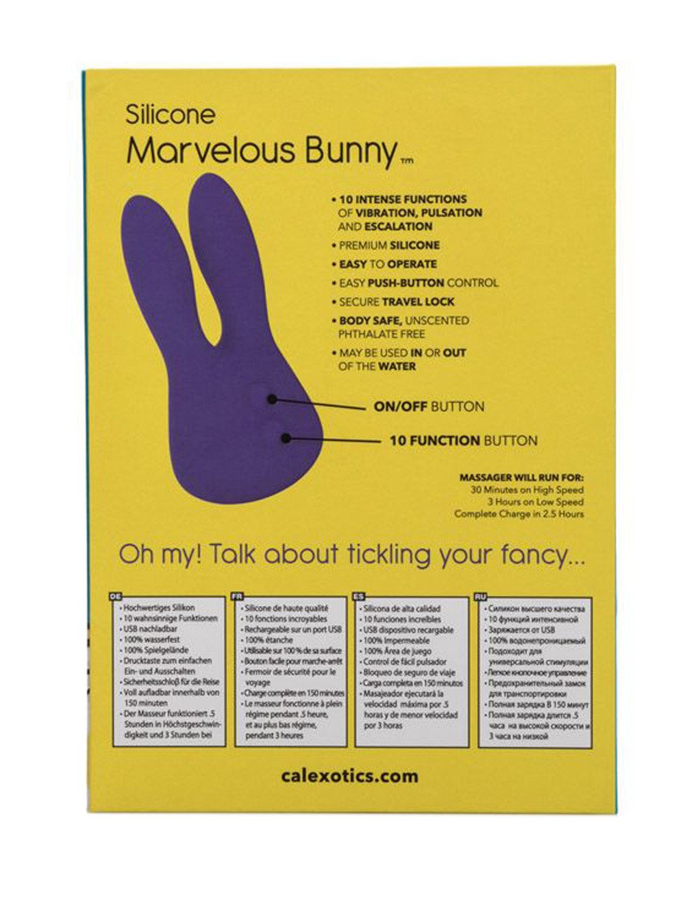 Mini Marvels Marvelous Bunny Rabbit Vibrator Package
