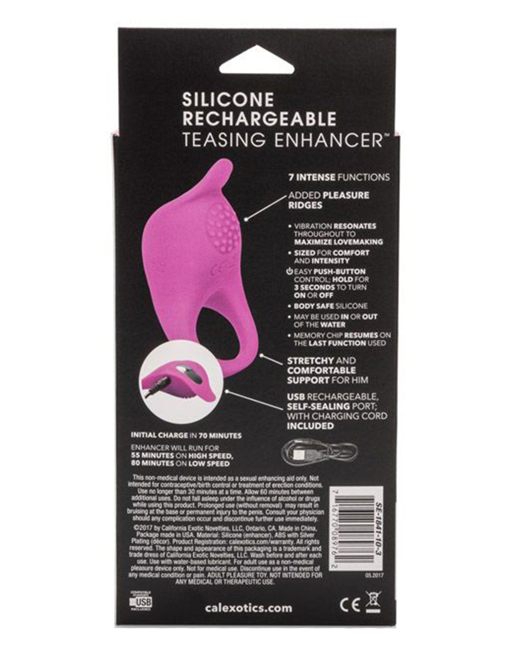Cal Exotics Teasing Enhancer Cockring - Novelties - Cockring