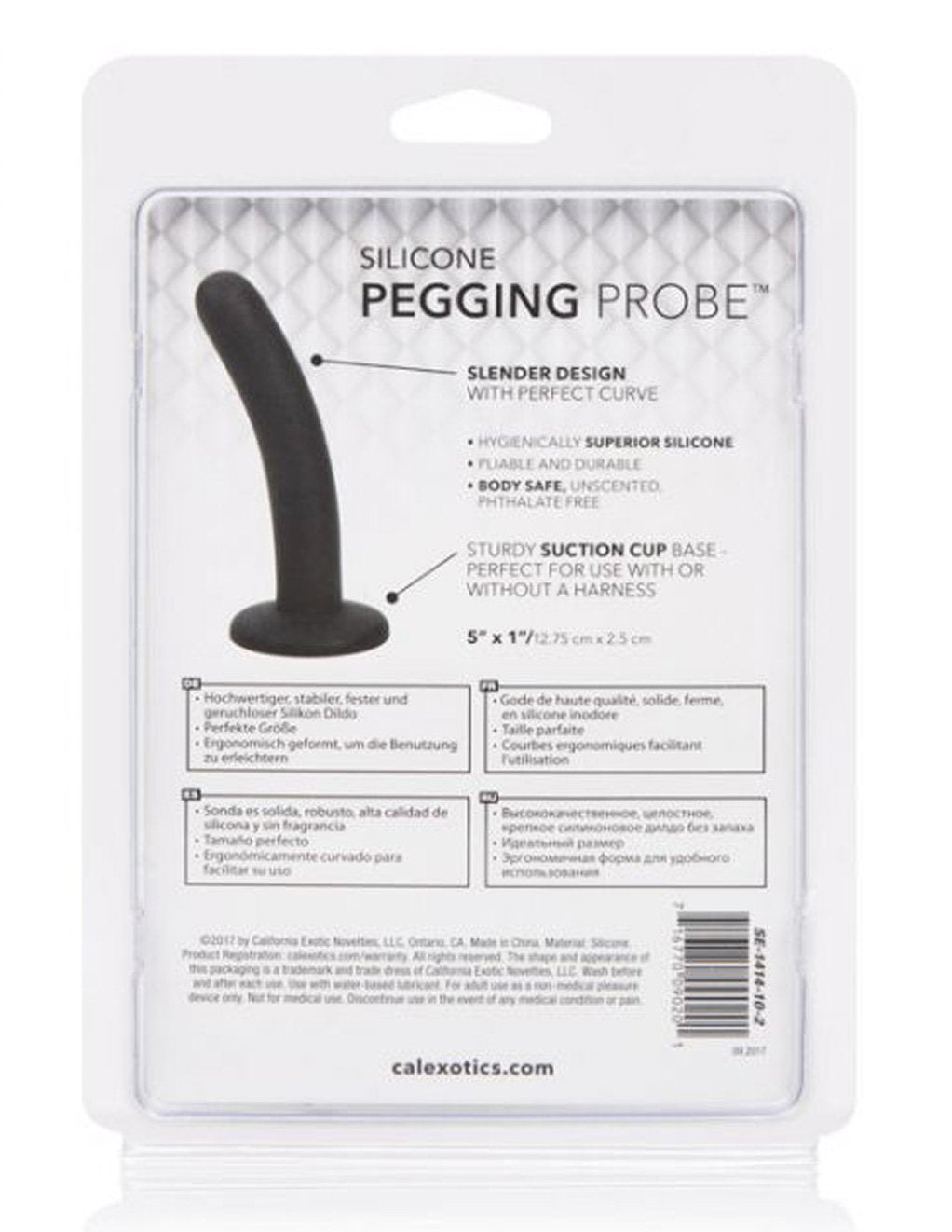 Cal Exotics Silicone Pegging Anal Probe Black