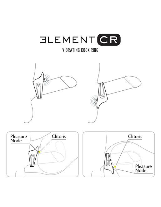 Element CR Vibrating Cockring - Novelties - Cockring