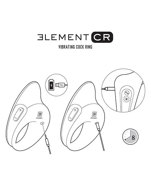 Element CR Vibrating Cockring - Novelties - Cockring