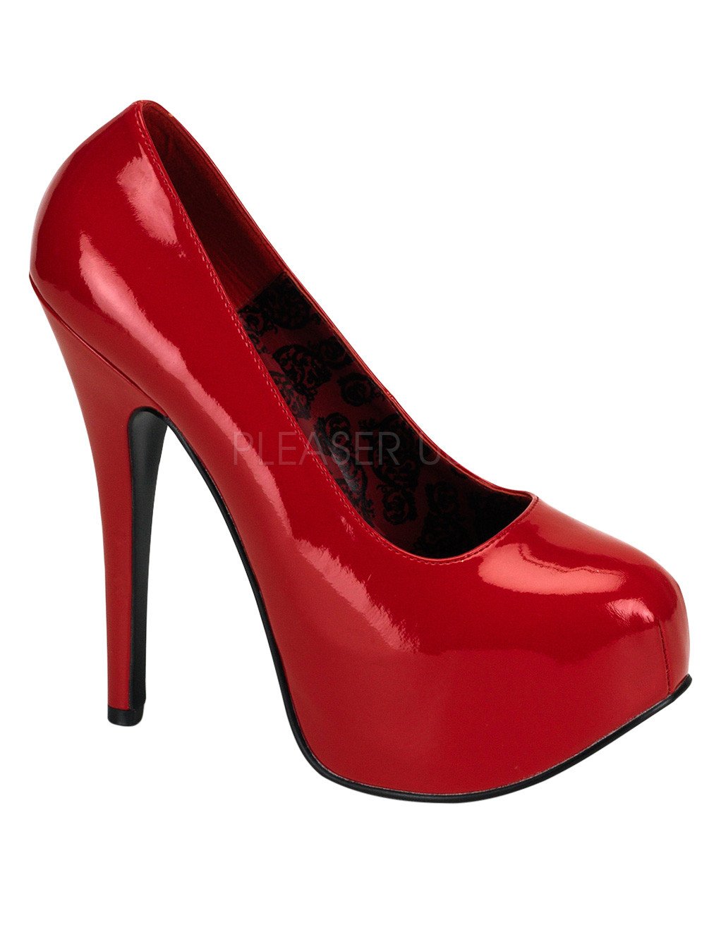 Bordello Teeze Patent Leather Patform Pump